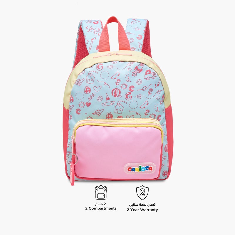 carioca Doodle Print Backpack for Kids - Image 4